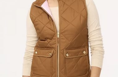 Cute! J. Crew Puffer Vest with Snap Pockets Just $39 (Reg. $128)!